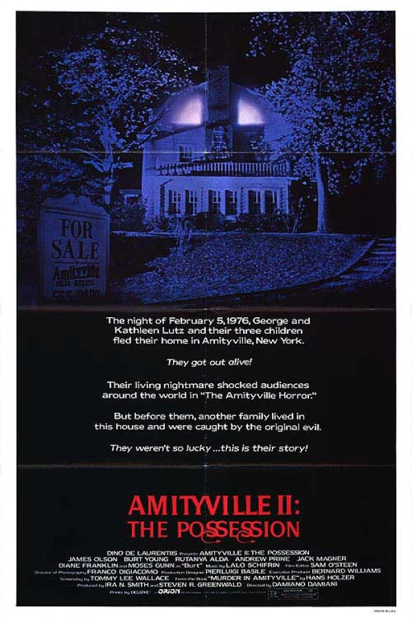 Amityville II: Djevelens forværelse Plakat
