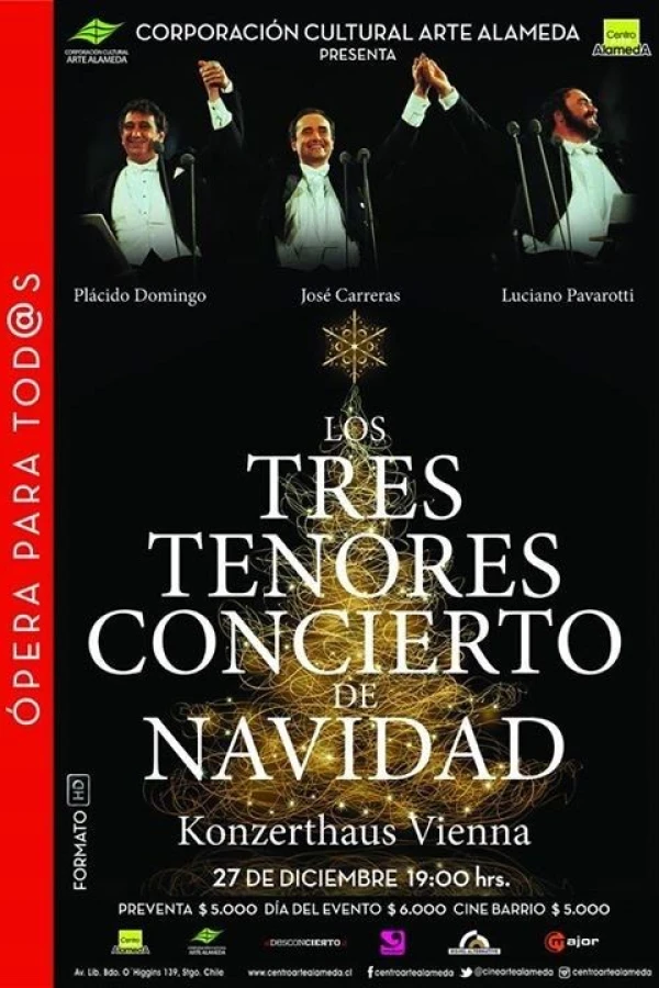 The Three Tenors Christmas Plakat