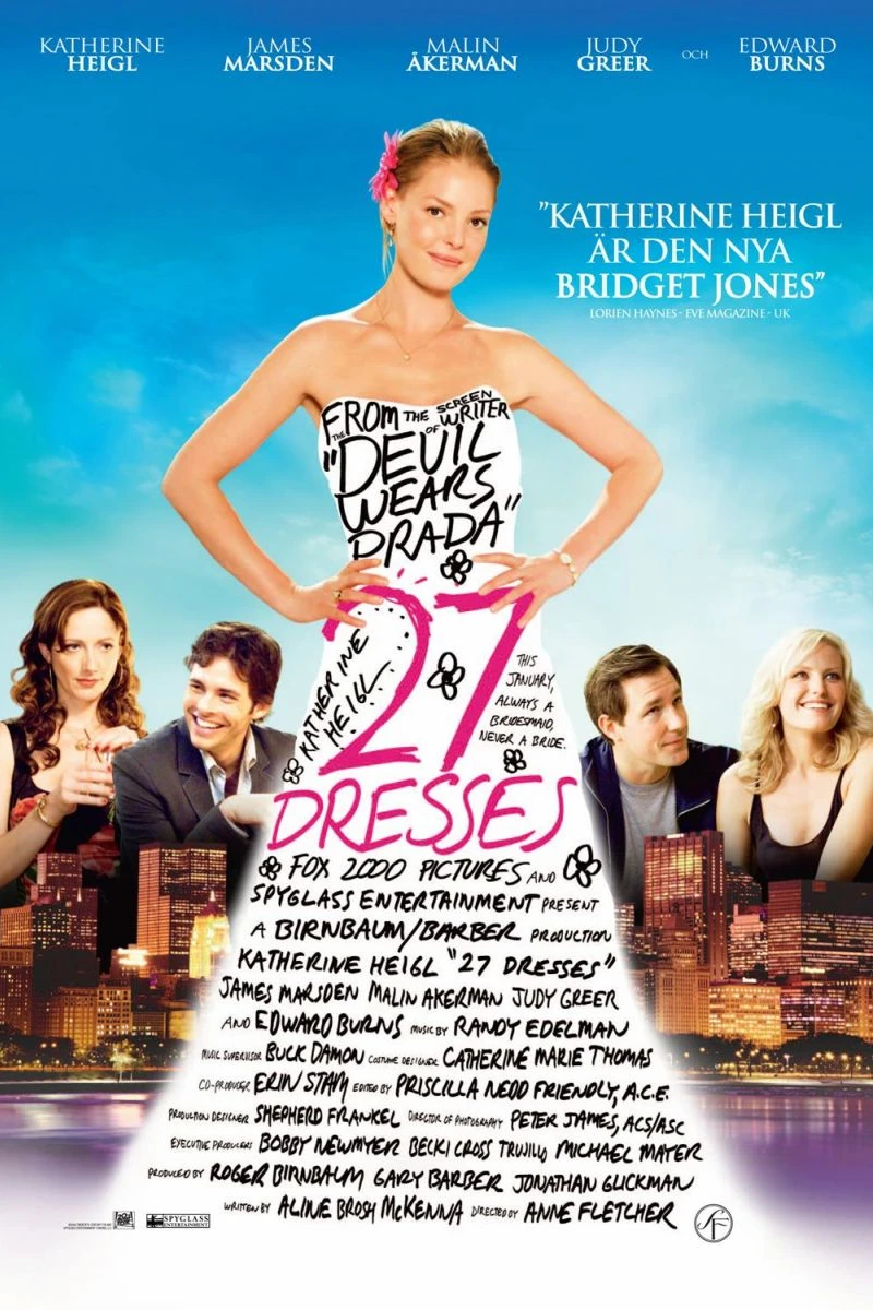 27 Dresses Plakat