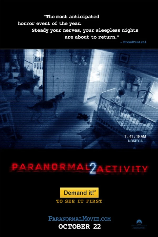 Paranormal Activity 2 Plakat