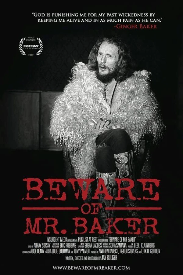 Beware of Mr. Baker Plakat