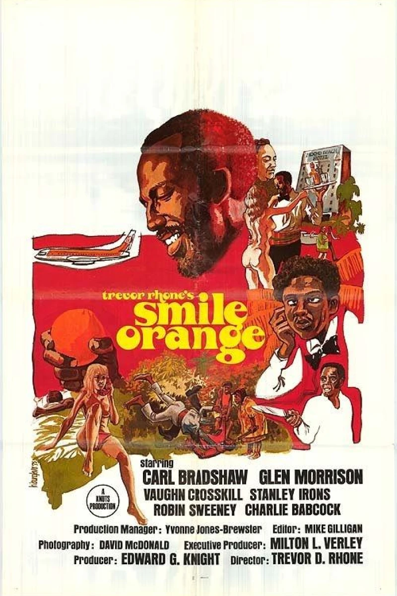 Smile Orange Plakat