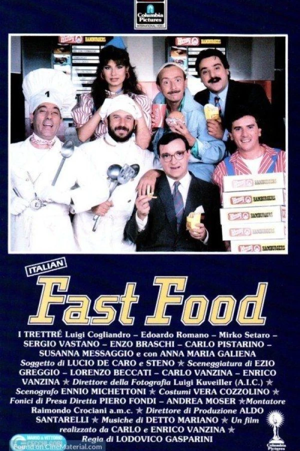 Italian Fast Food Plakat