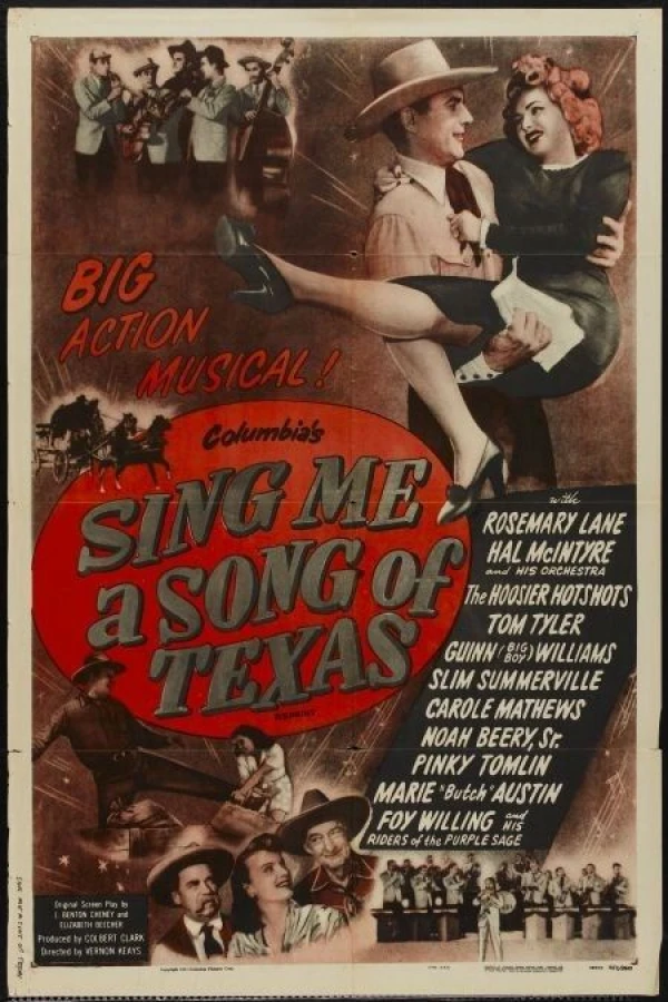 Sing Me a Song of Texas Plakat