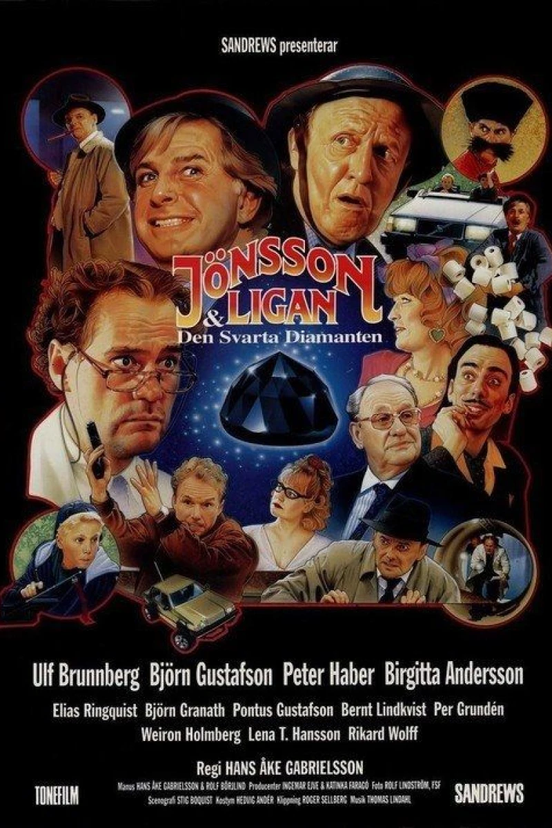 Jönssonligan den svarta diamanten Plakat