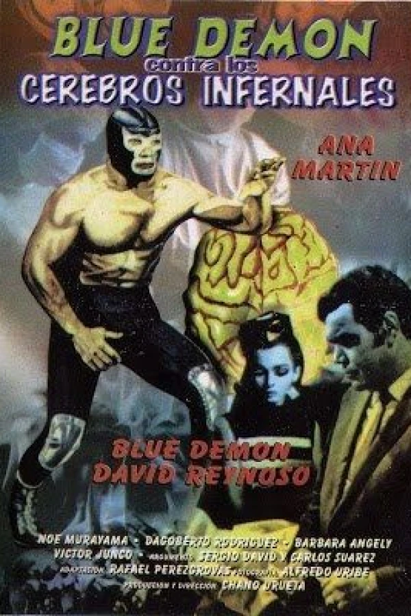 Blue Demon contra cerebros infernales Plakat