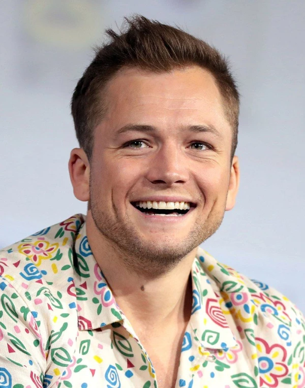 <strong>Taron Egerton</strong>. Bilde Gage Skidmore.