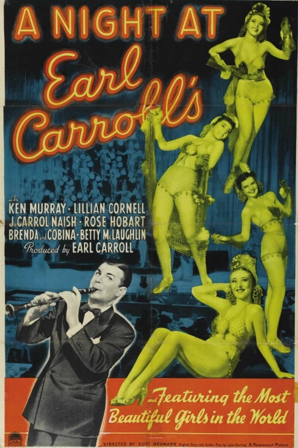 A Night at Earl Carroll's Plakat