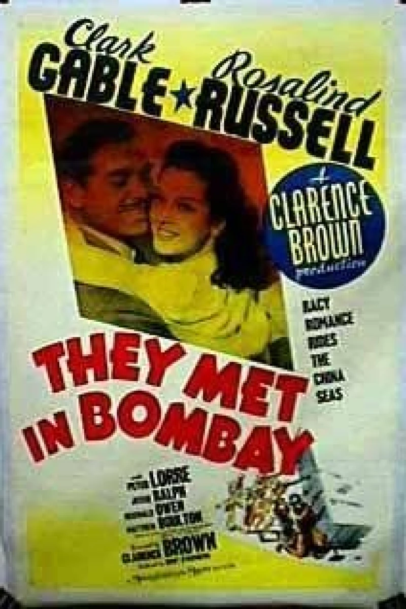 They Met in Bombay Plakat