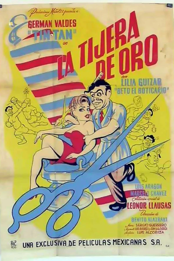 La tijera de oro Plakat