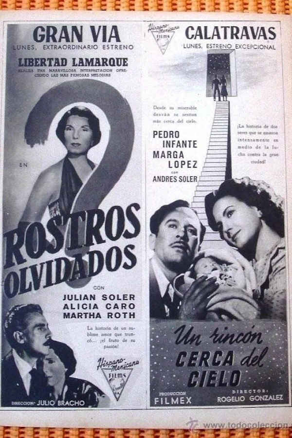 Rostros olvidados Plakat