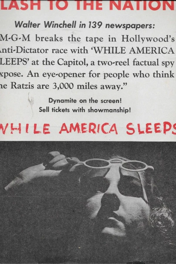 While America Sleeps Plakat