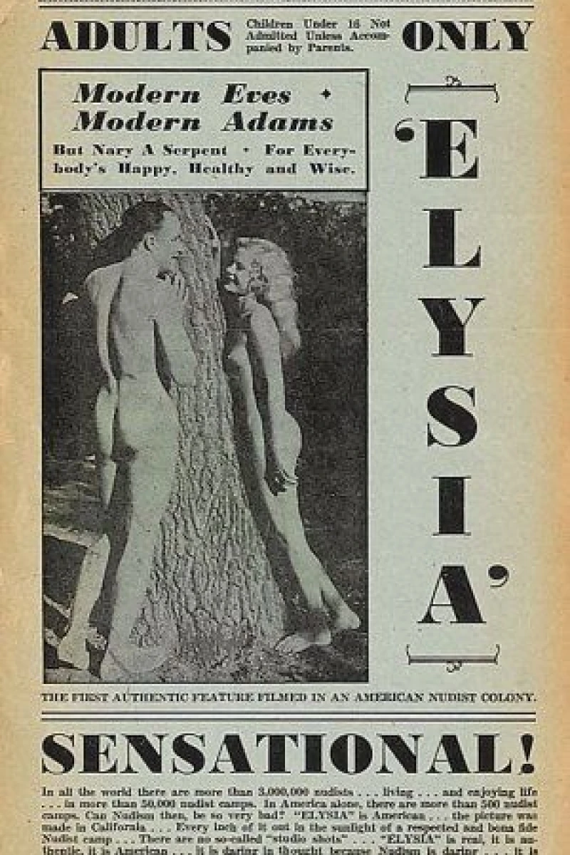 Elysia (Valley of the Nude) Plakat