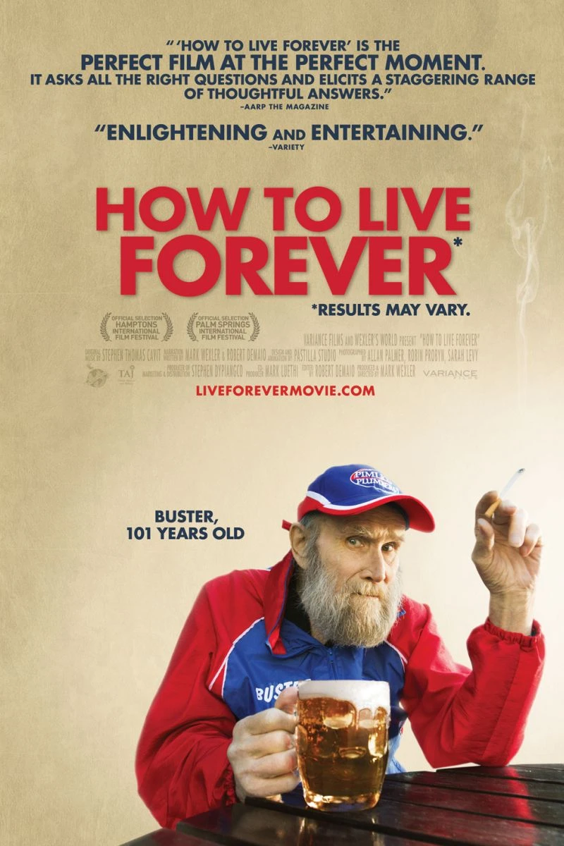How to Live Forever Plakat