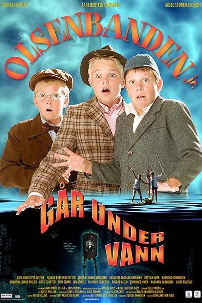 Olsenbanden Jr. går under vann Plakat