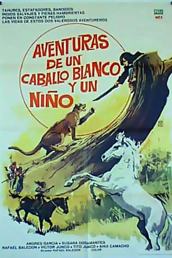 Aventuras de un caballo blanco y un niño Plakat