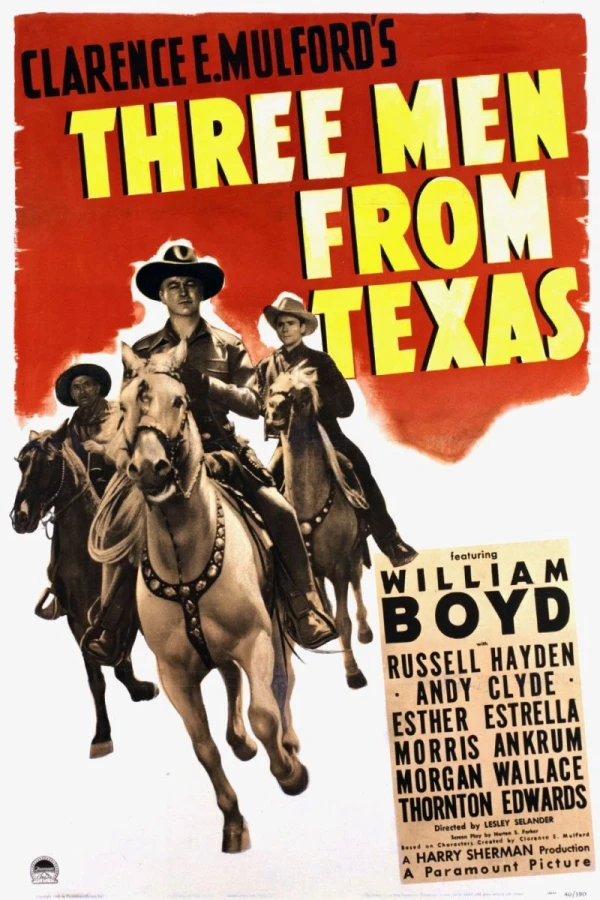 Three Men from Texas Plakat