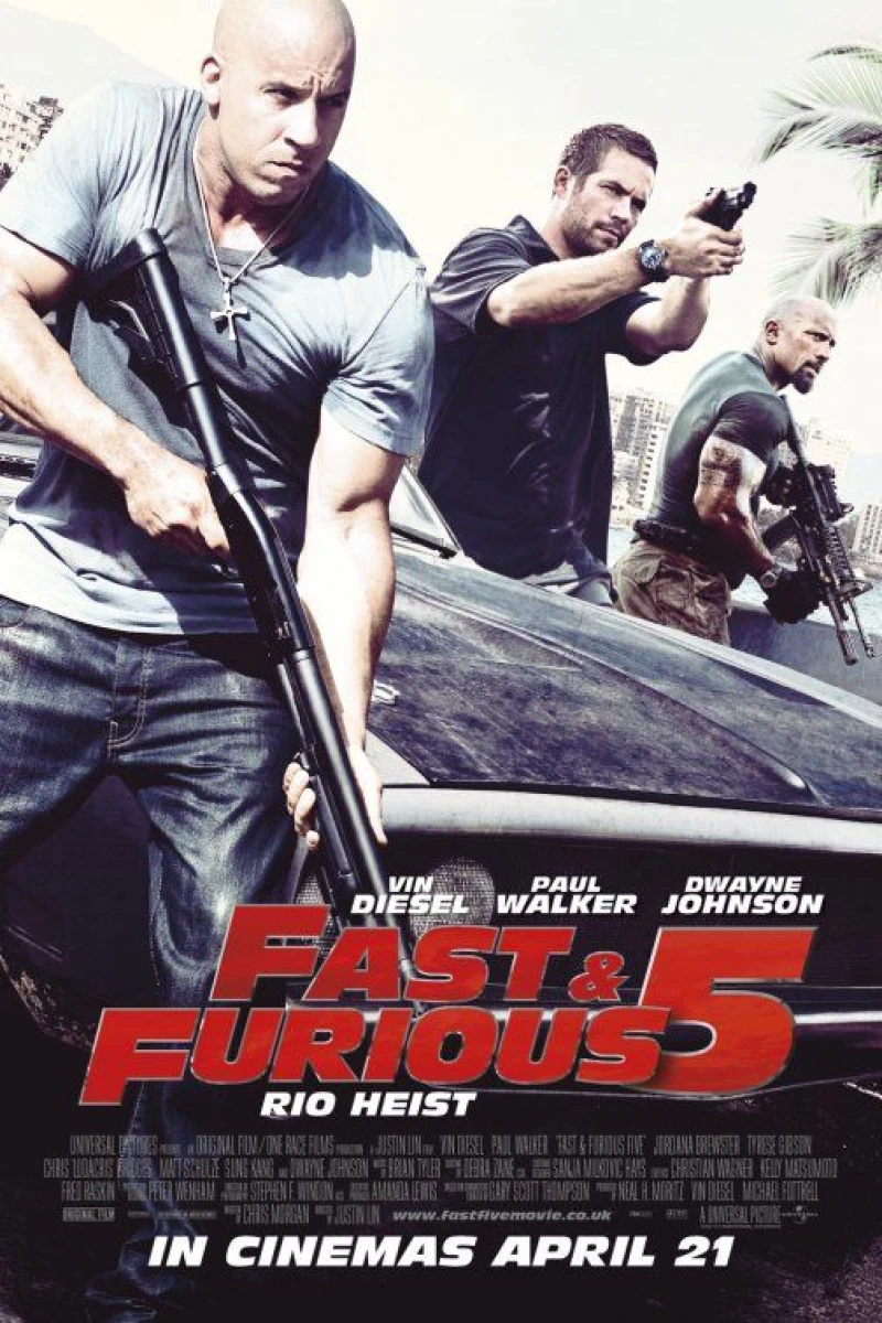 The Fast and the Furious 5 - Fast And Furious 5 Plakat