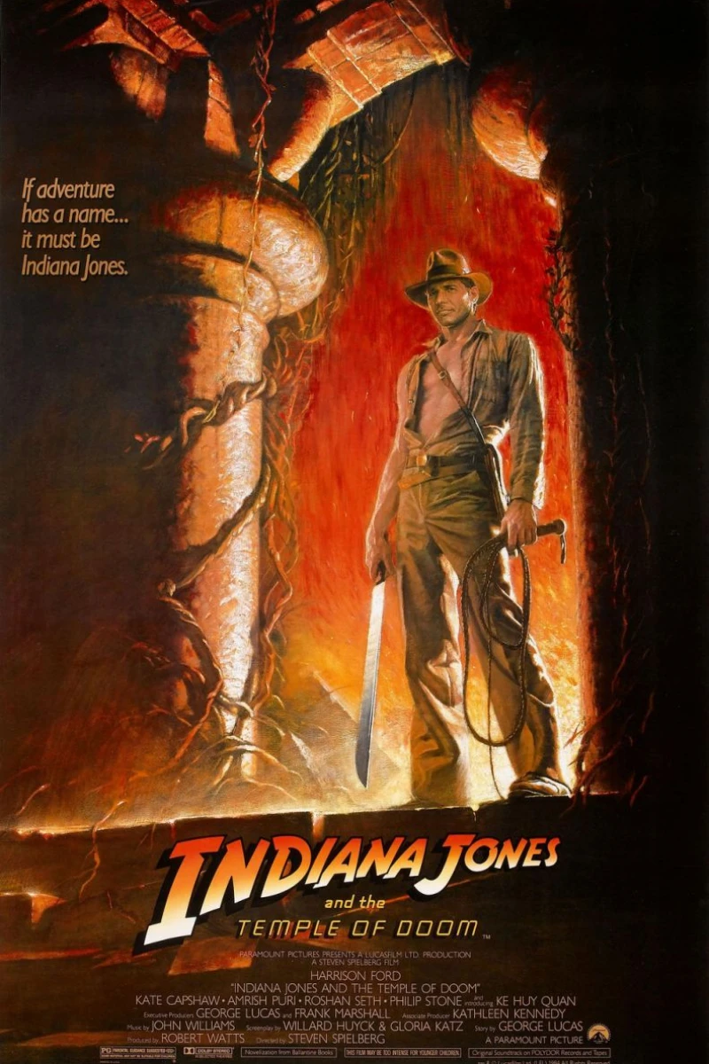 Indiana Jones og de fordømtes tempel Plakat