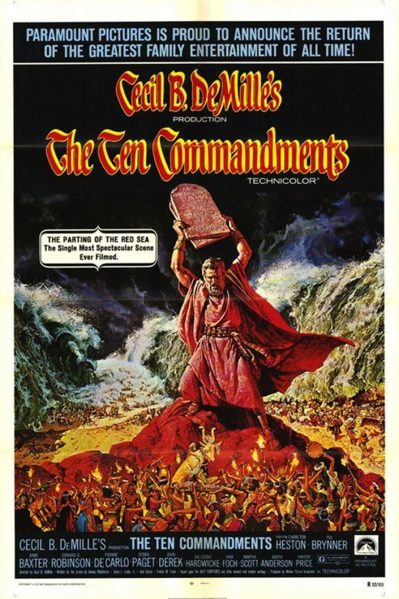 The Ten Commandments Plakat