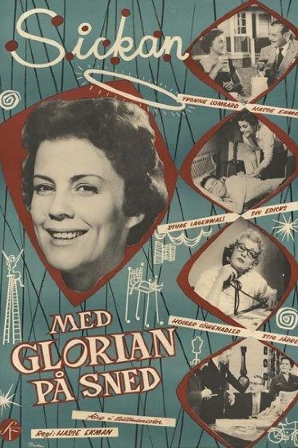 Med glorian på sned Plakat