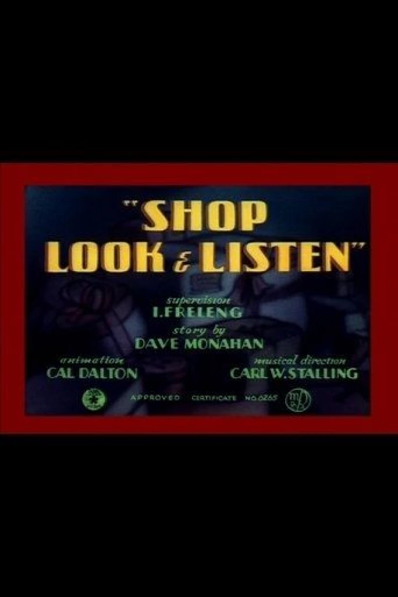 Shop Look Listen Plakat