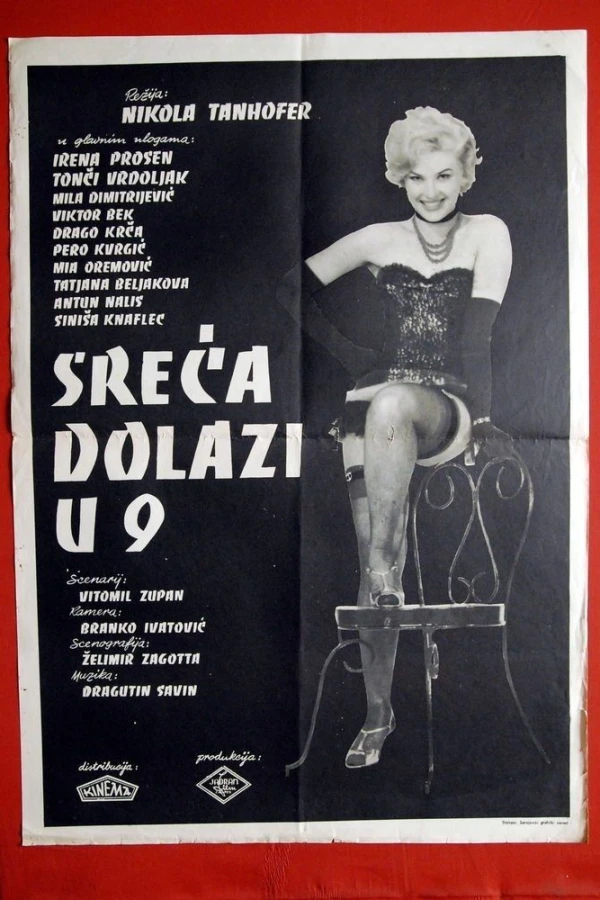 Sreca dolazi u 9 Plakat