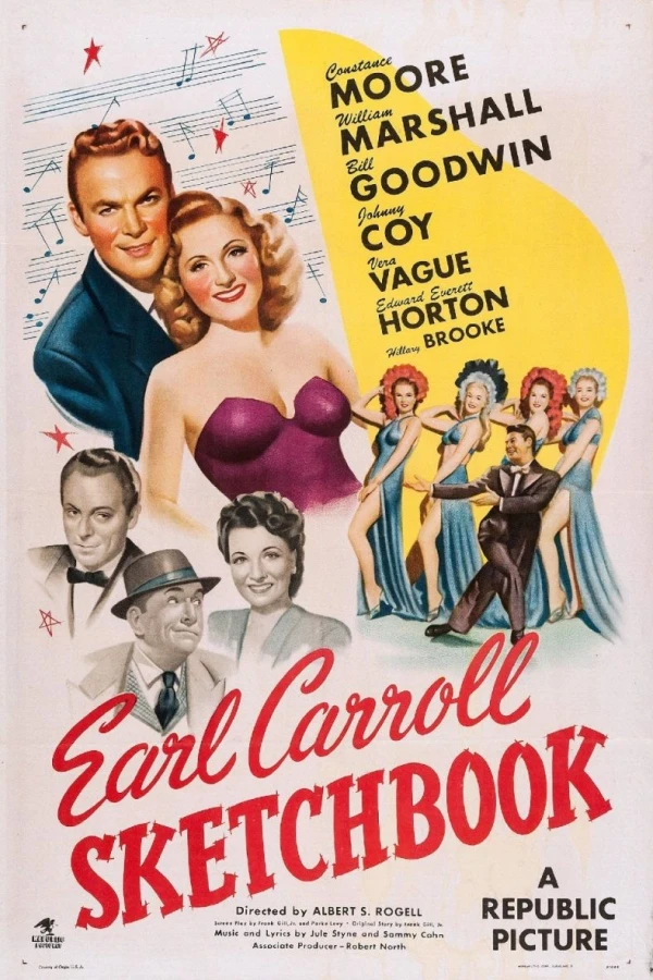 Earl Carroll Sketchbook Plakat