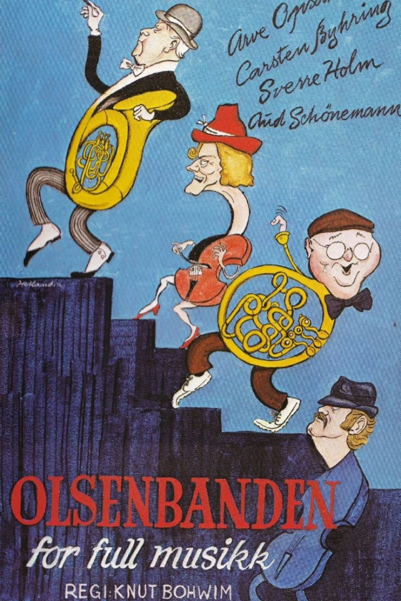 Olsenbanden 7 - Olsenbanden for full musikk Plakat