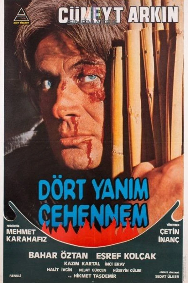 Dört yanim cehennem Plakat