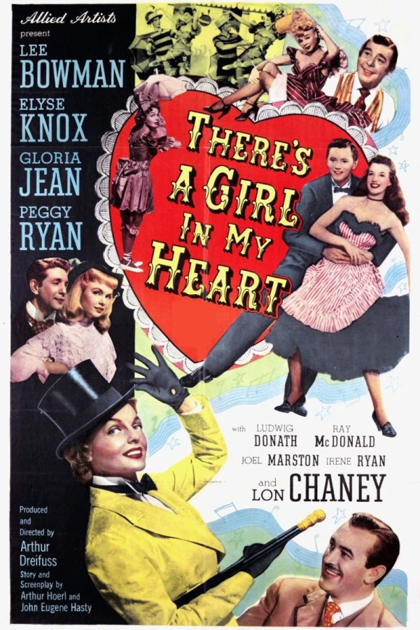 There's a Girl in My Heart Plakat