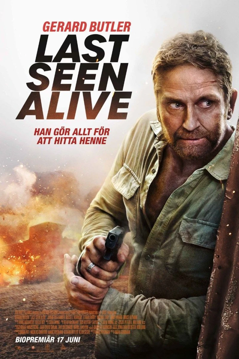 Last Seen Alive Plakat