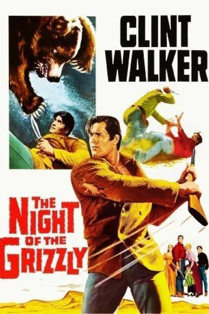 The Night of the Grizzly Plakat