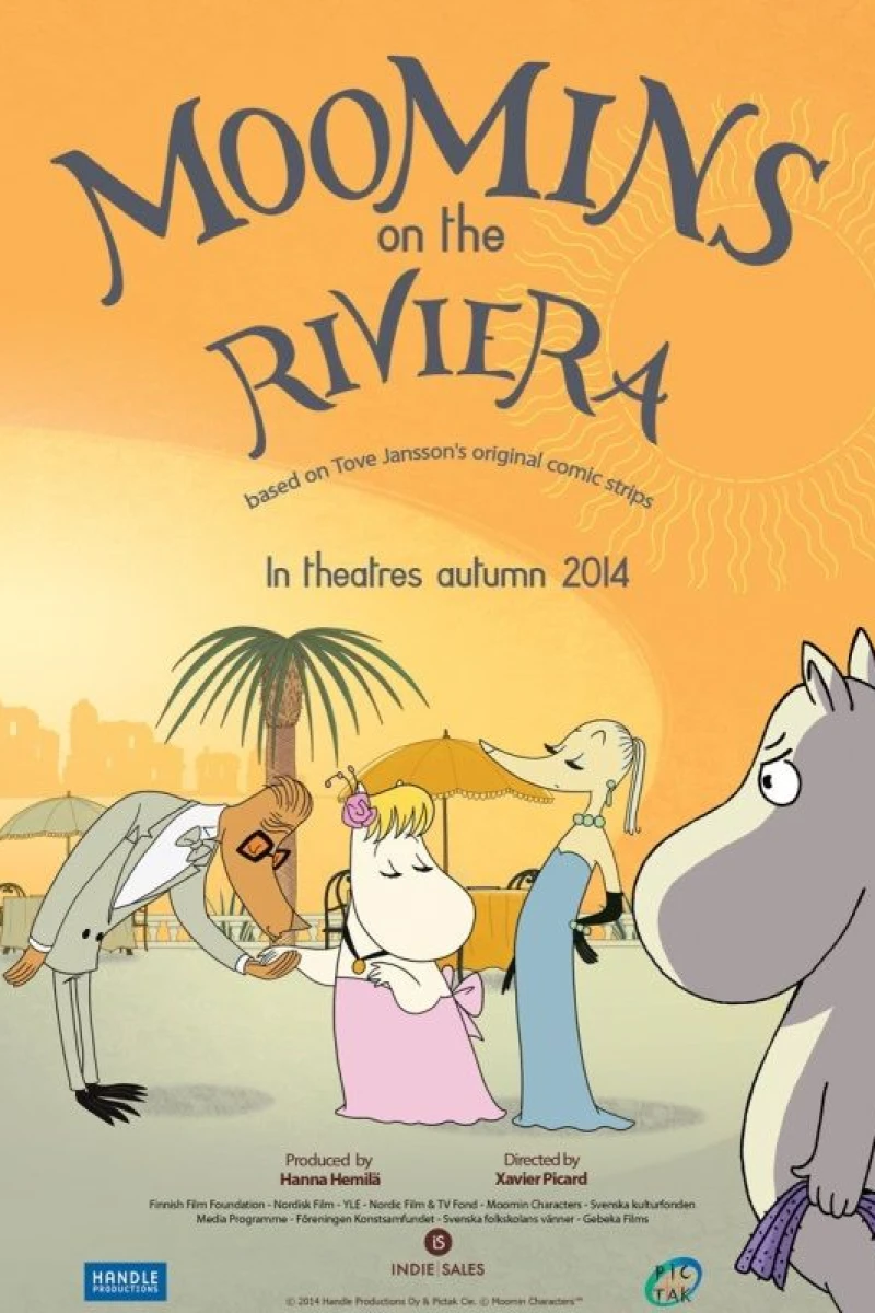 Moomins on the Riviera Plakat