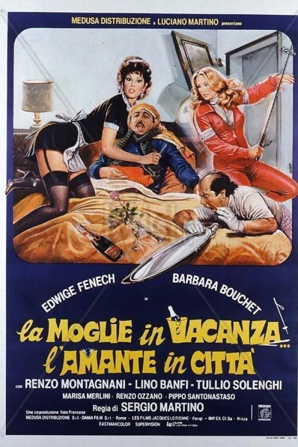 La moglie in vacanza... l'amante in città Plakat