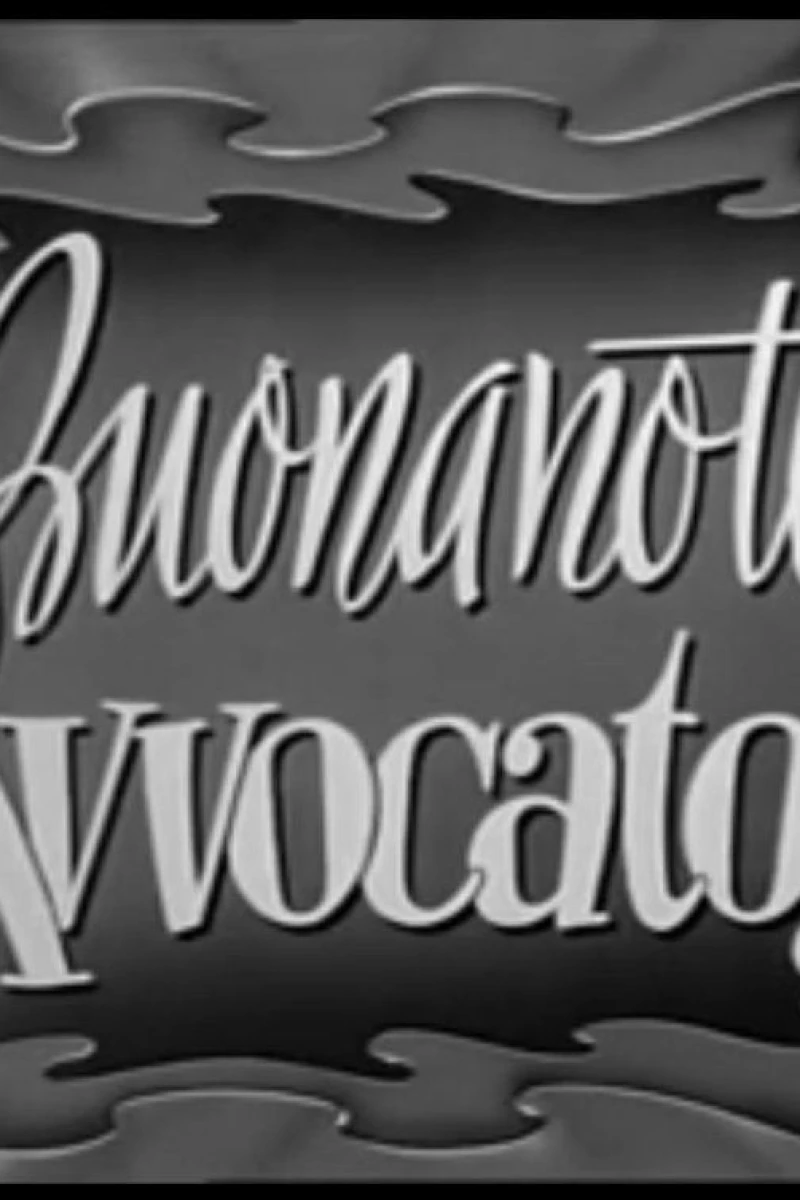 Buonanotte... avvocato! Plakat
