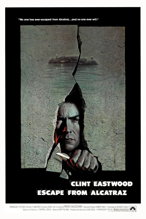 Flukten fra Alcatraz Plakat