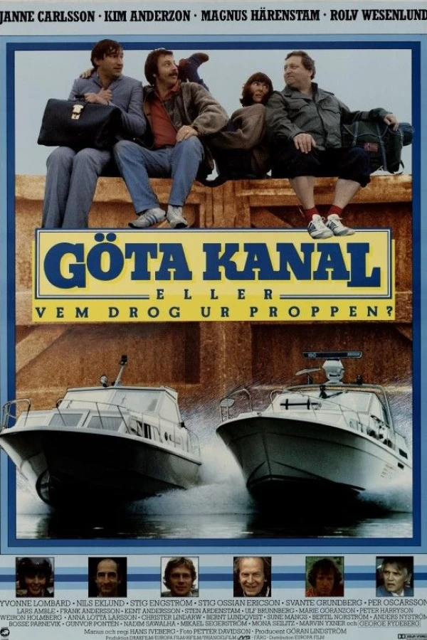 Göta kanal, eller Hvem dro ut proppen? Plakat