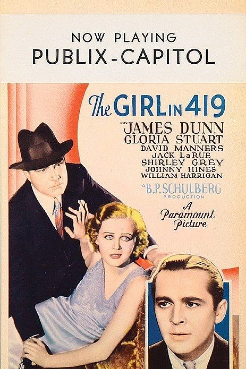 The Girl in 419 Plakat