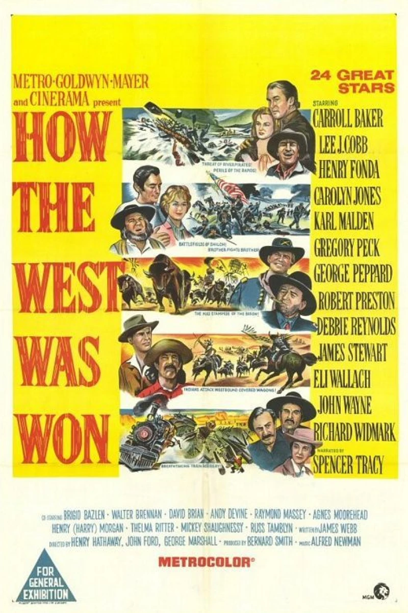 How the West Was Won Plakat