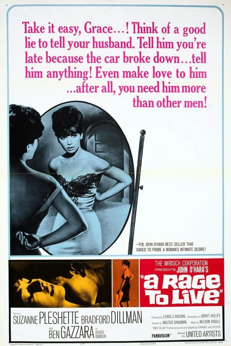 A Rage to Live Plakat