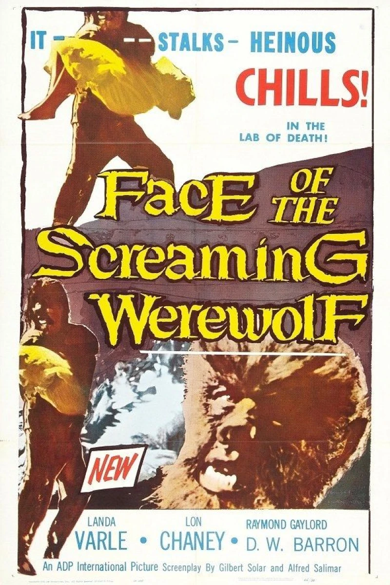 Face of the Screaming Werewolf Plakat