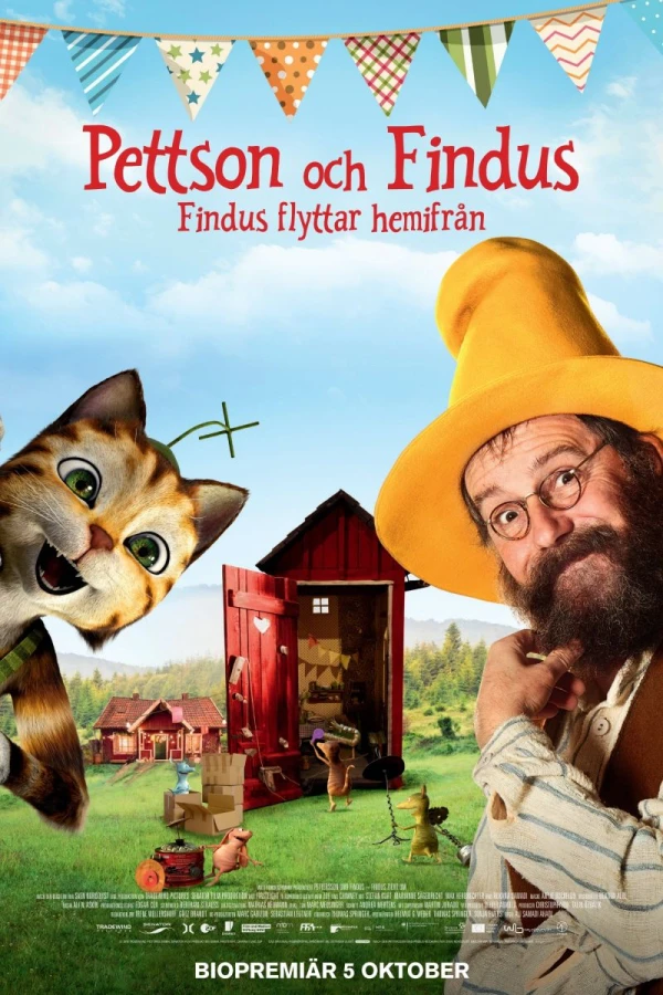 Pettson och Findus - Findus flyttar hemifrån Plakat
