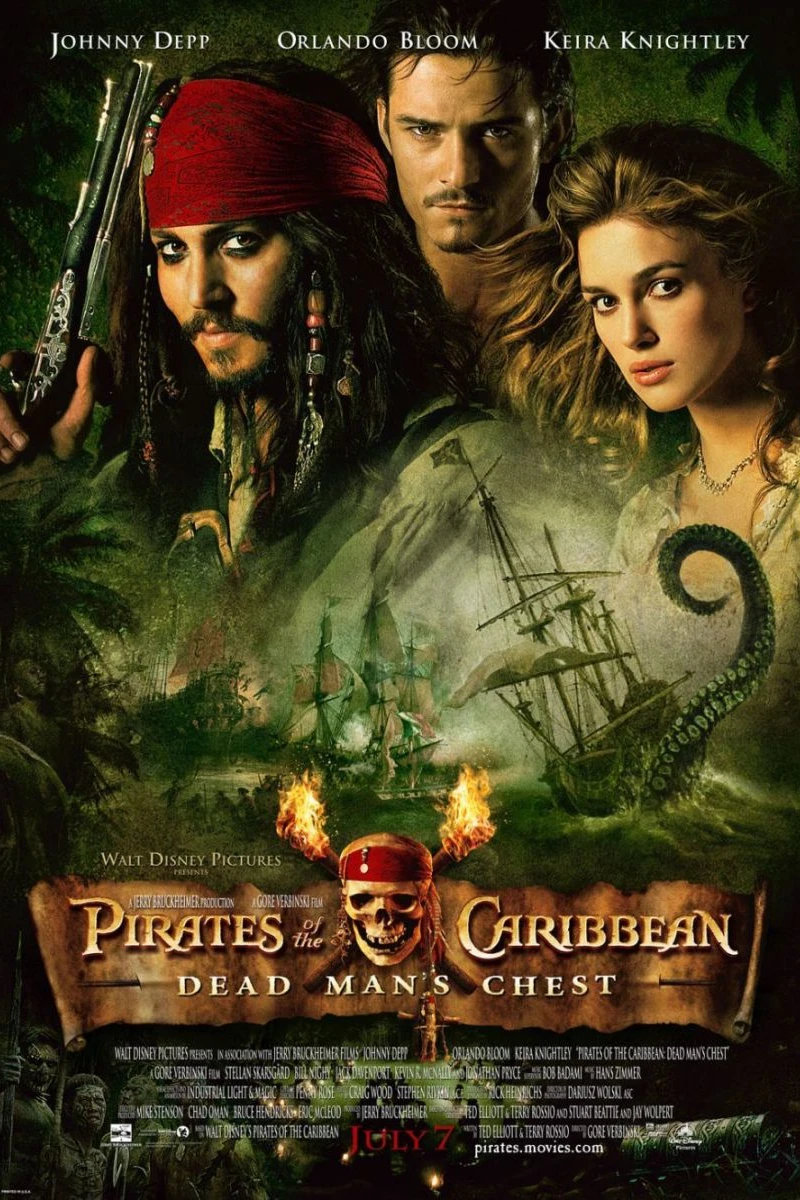 Pirates of the Caribbean 2 - Dead Man's Chest Plakat
