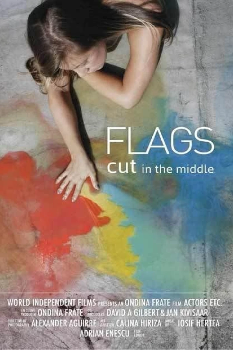 Flags Cut in the Middle Plakat