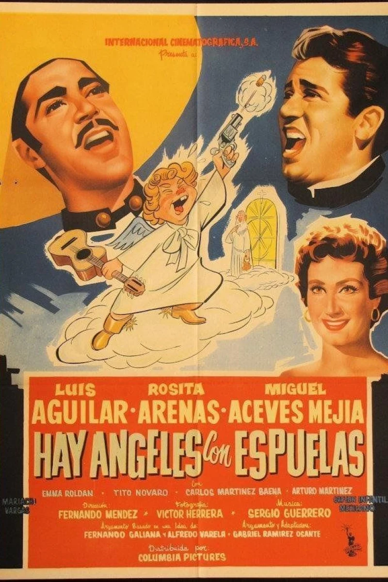 Hay ángeles con espuelas Plakat