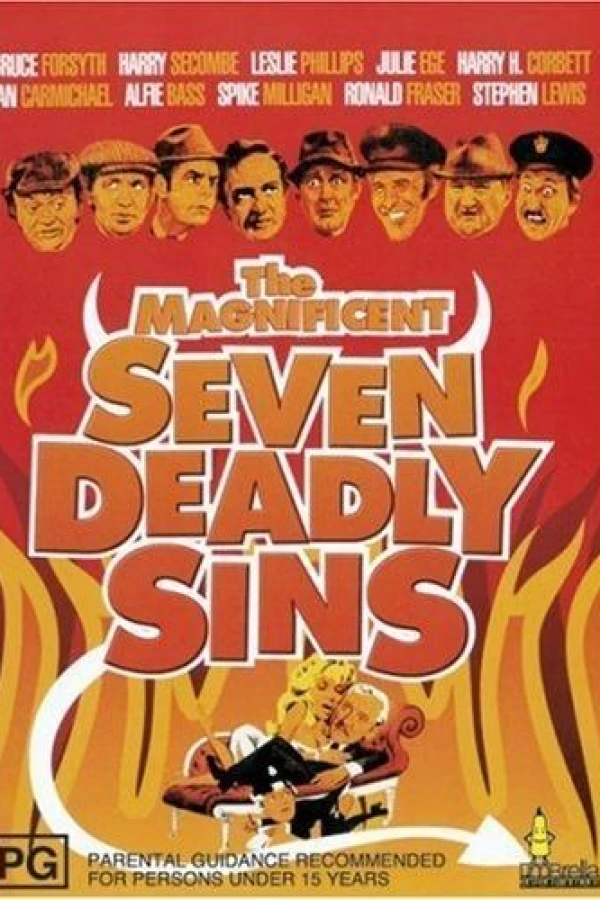 The Magnificent Seven Deadly Sins Plakat